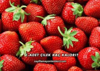 1 Adet Çilek Kaç Kalori?