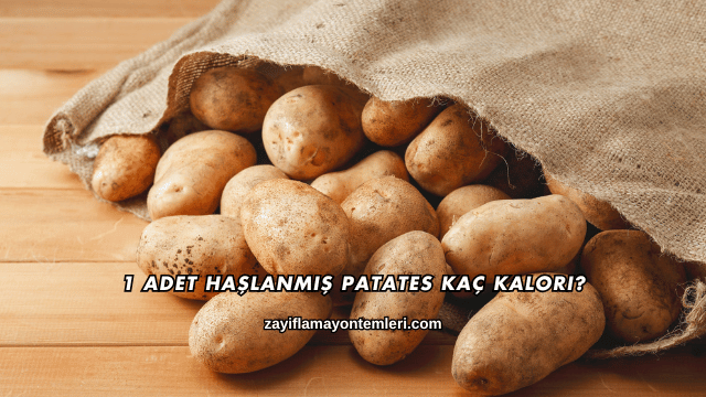 1 Adet Haşlanmış Patates Kaç Kalori?