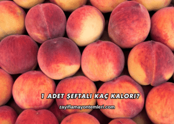 1 Adet Şeftali Kaç Kalori?