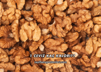 1 Ceviz Kaç Kalori?