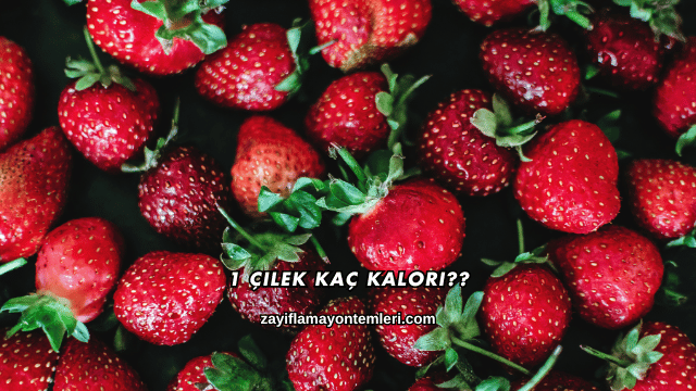 1 Çilek Kaç Kalori?