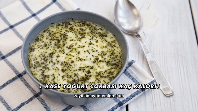 1 Kase Yoğurt Çorbası Kaç Kalori?