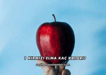 1 Kırmızı Elma Kaç Kalori?