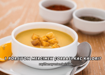 1 Porsiyon Mercimek Çorbası Kaç Kalori?