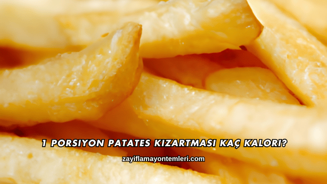 1 Porsiyon Patates Kızartması Kaç Kalori?