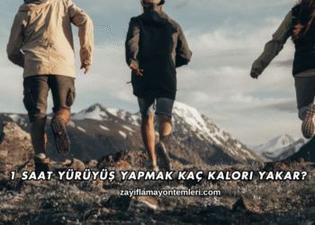 1 Saat Yürüyüş Kaç Kalori?
