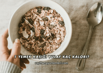 1 Yemek Kaşığı Yulaf Kaç Kalori?