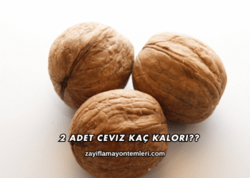 2 Adet Ceviz Kaç Kalori?