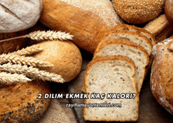 2 Dilim Ekmek Kaç Kalori?