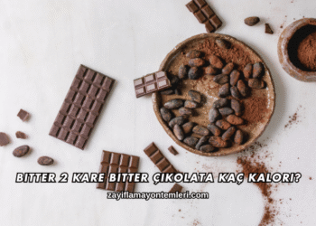 2 Kare Bitter Çikolata Kaç Kalori?