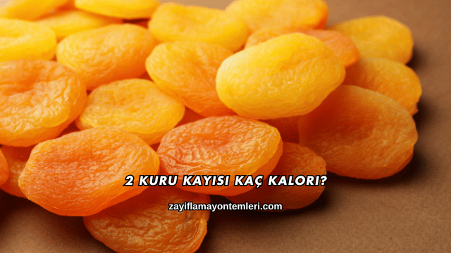 2 Kuru Kayısı Kaç Kalori?