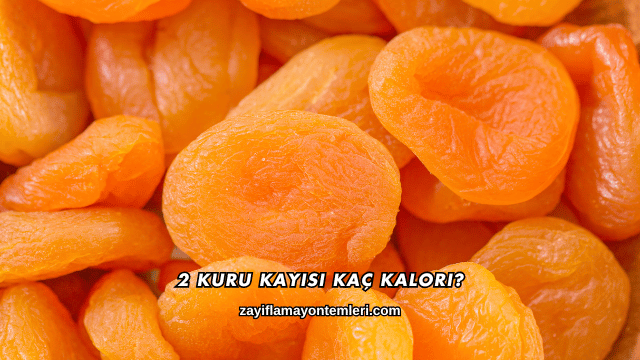 2 Kuru Kayısı Kaç Kalori?