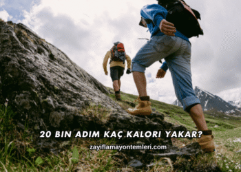 20 Bin Adım Kaç Kalori Yakar?