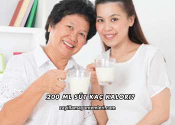 200 ml Süt Kaç Kalori?