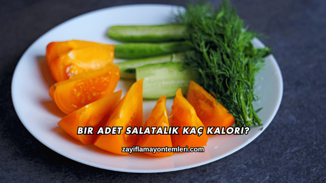 Bir Adet Salatalık Kaç Kalori?