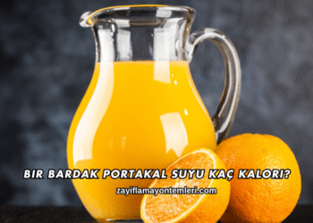 Bir Bardak Portakal Suyu Kaç Kalori?