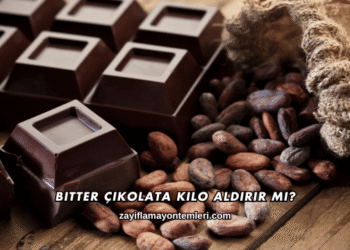 Bitter Çikolata Kilo Aldırır mı?