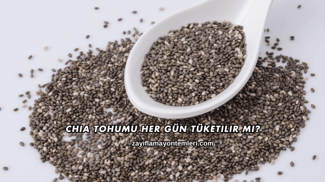 Chia Tohumu Her Gün Tüketilir mi?