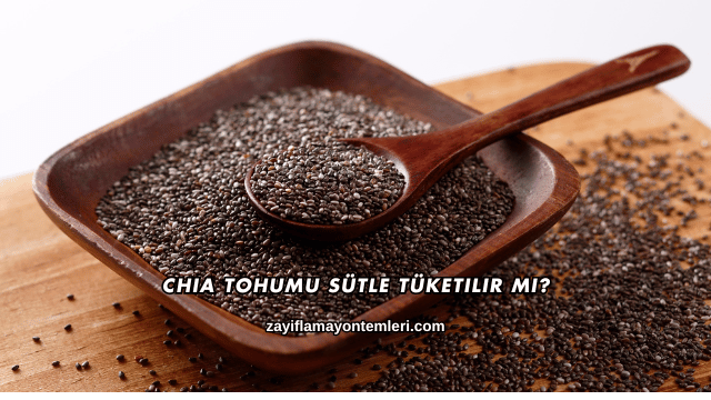 Chia Tohumu Sütle Tüketilir mi?