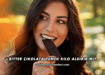 Çikolata Yemek Kilo Aldırır mı?