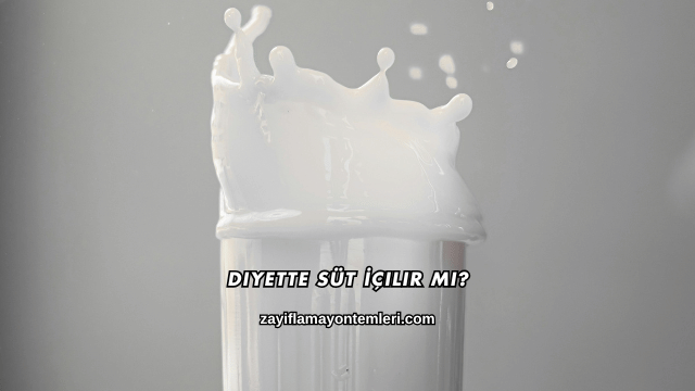 Diyette Süt İçilir mi?