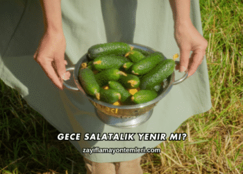 Gece Salatalık Yenir mi?