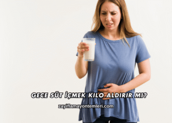 Gece Süt İçmek Kilo Aldırır mı?