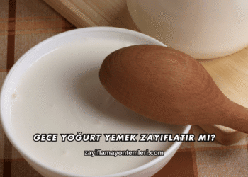 Gece Yoğurt Yemek Zayıflatır mı?