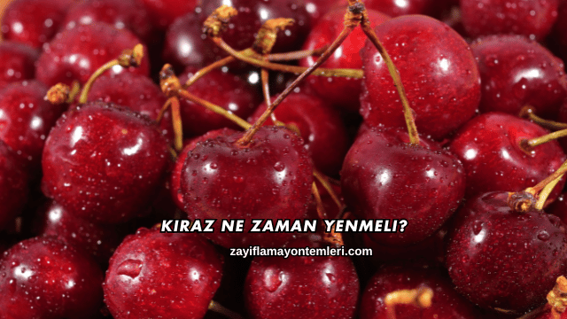 Kiraz Ne Zaman Yenmeli?
