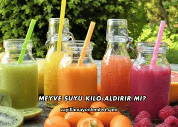 Meyve Suyu Kilo Aldırır mı?