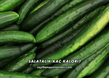 Salatalık Kaç Kalori?