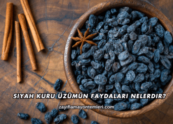 Siyah Kuru Üzümün Faydaları Nelerdir?