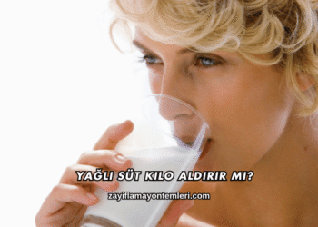 Yağlı Süt Kilo Aldırır mı?