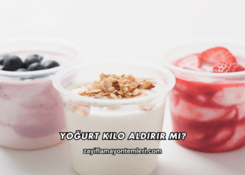 Yoğurt Kilo Aldırır mı?