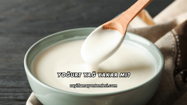 Yoğurt Yağ Yakar mı?