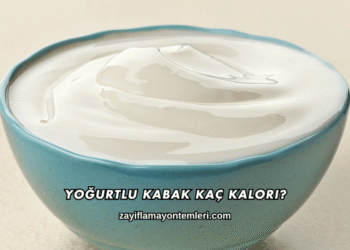 Yoğurtlu Kabak Kaç Kalori?