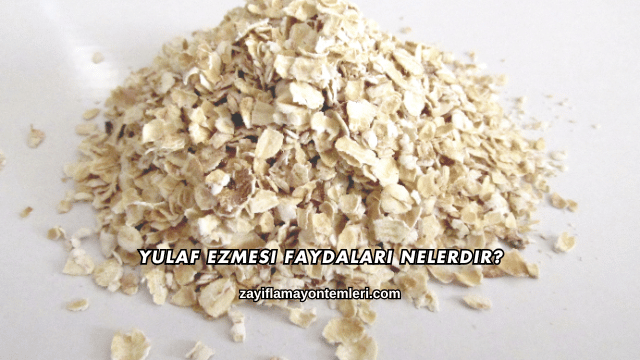 Yulaf Ezmesi Faydaları Nelerdir?