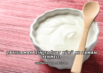 Zayıflamak İçin Yoğurt Kürü Ne Zaman Yenmeli?